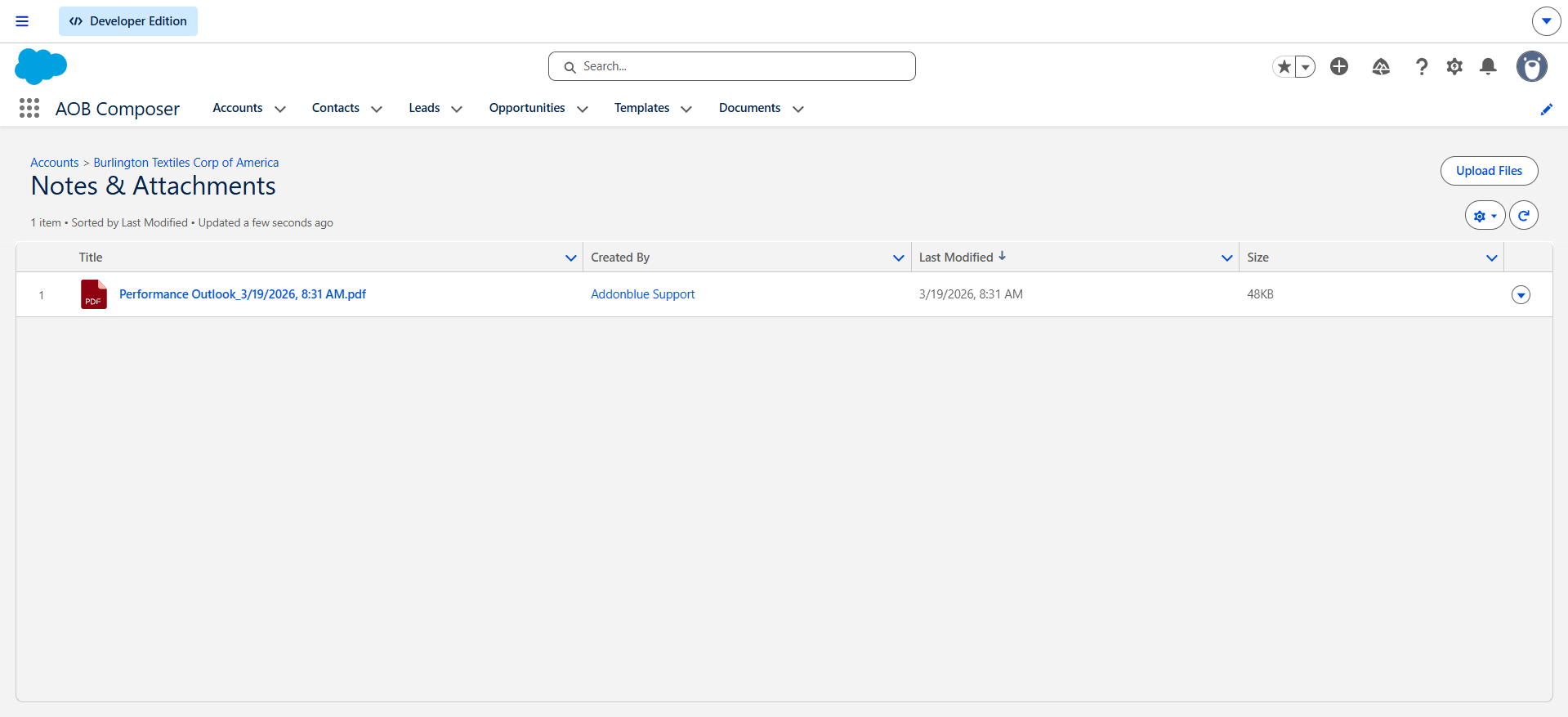 Generate Document using Component: screenshot 5