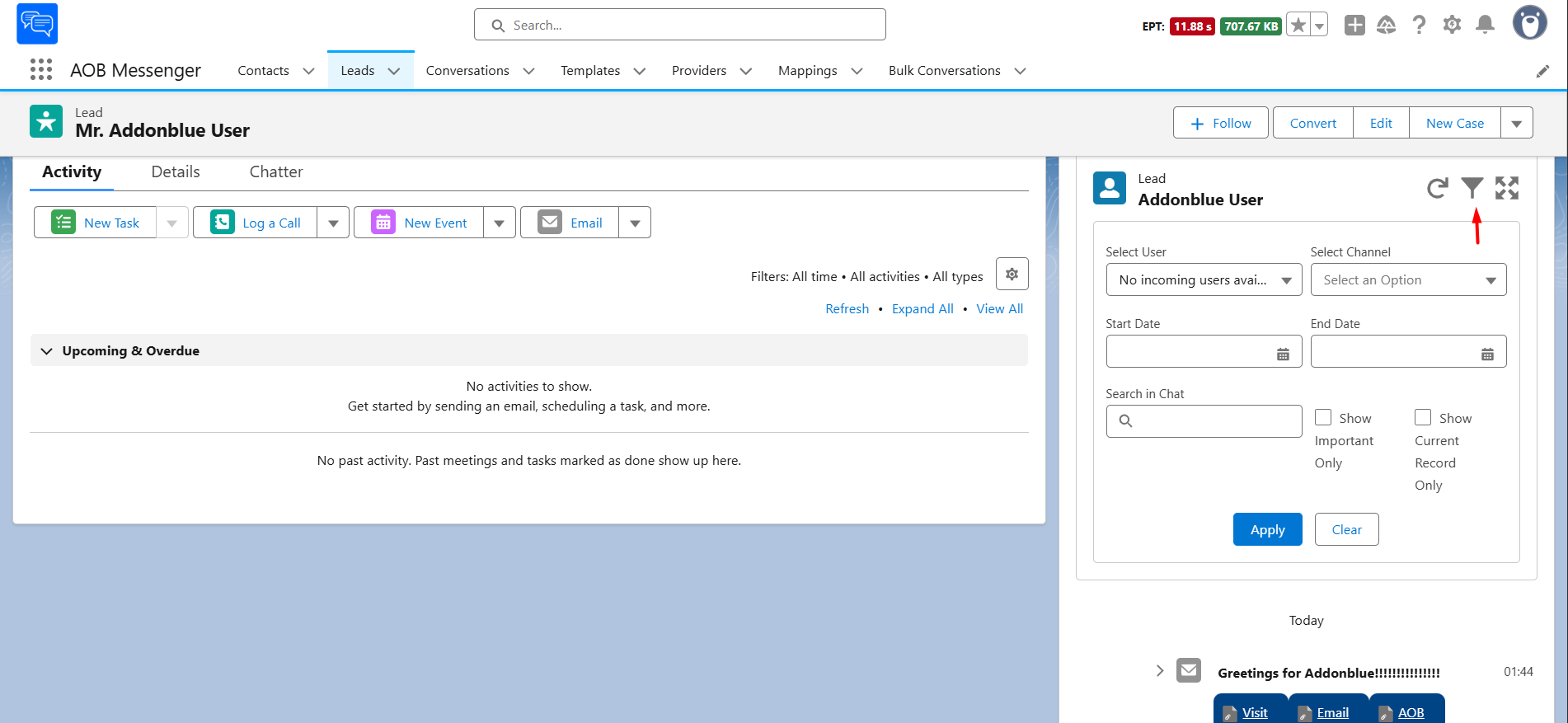Sending Email from Conversation Component: screenshot 6