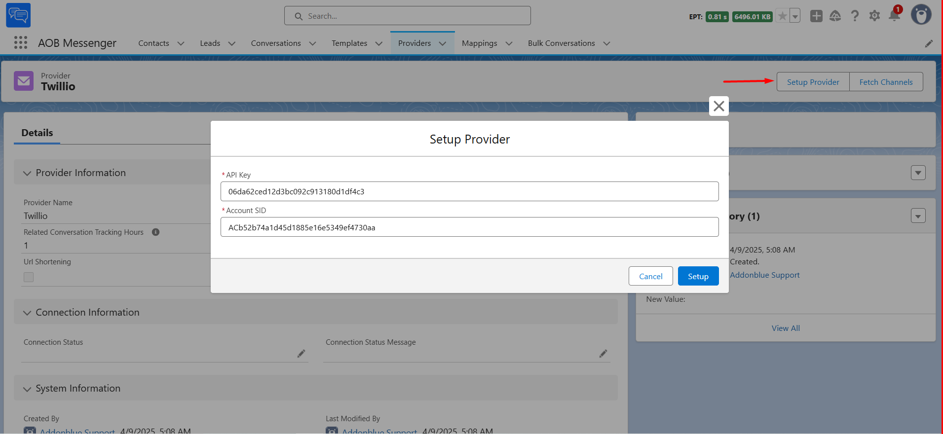 Setup Twilio for sending SMS/MMS: screenshot 3