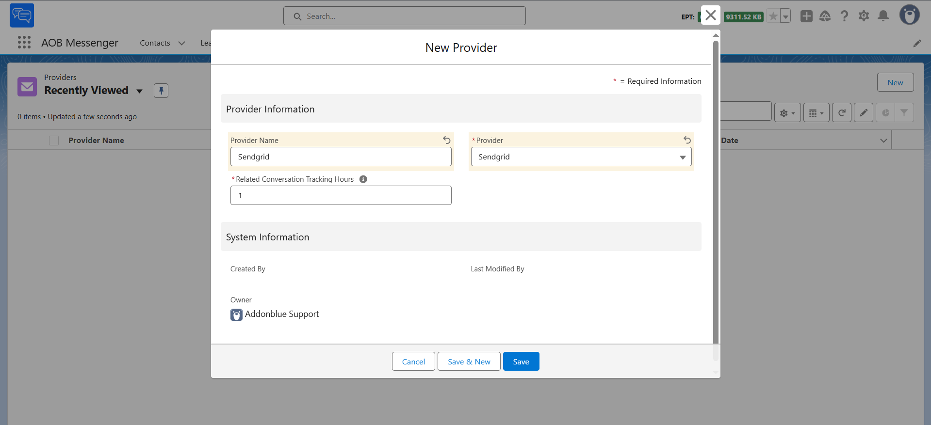 Setup Sendgrid for sending emails: screenshot 1