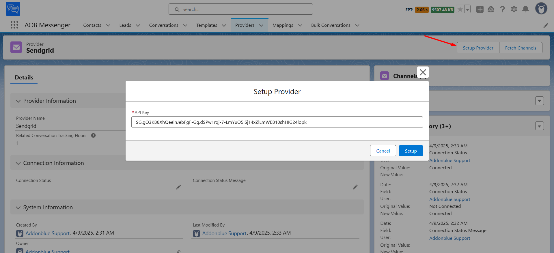 Setup Sendgrid for sending emails: screenshot 2