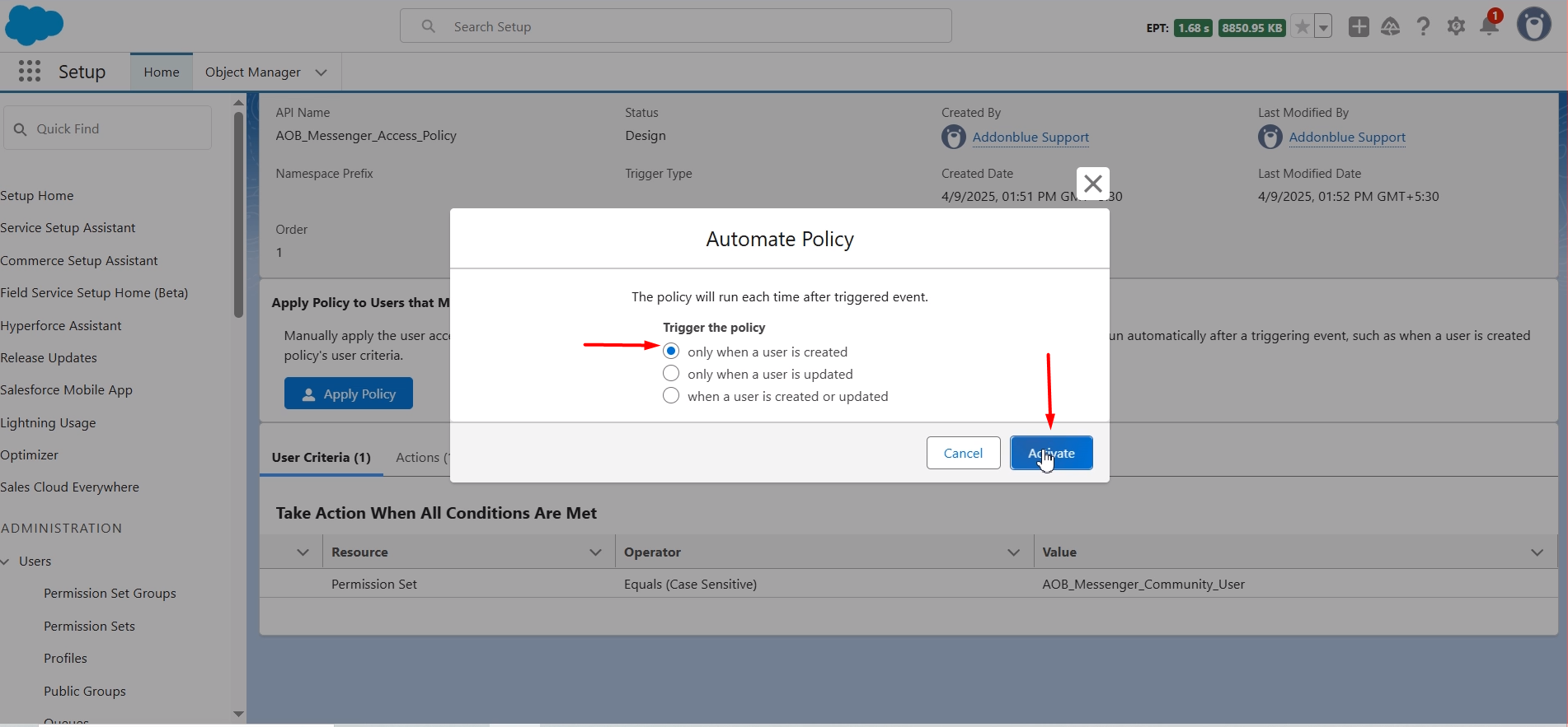 Share channel and template records with Community User: screenshot 9