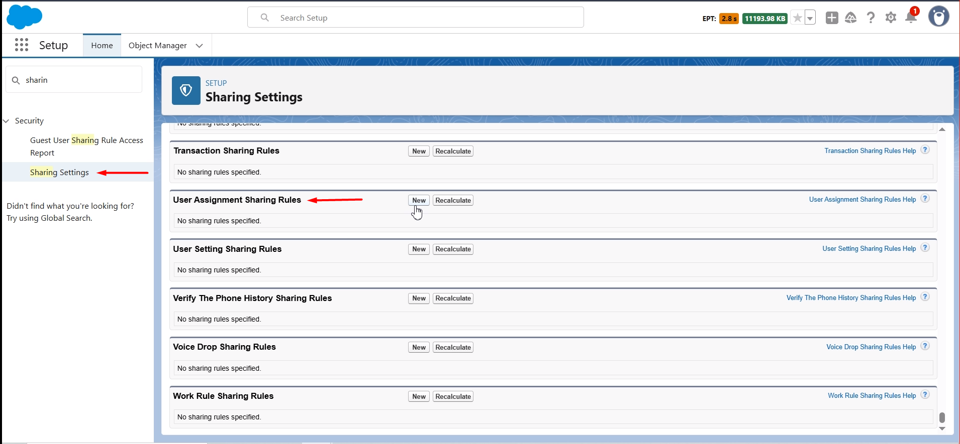 Share channel and template records with Community User: screenshot 12