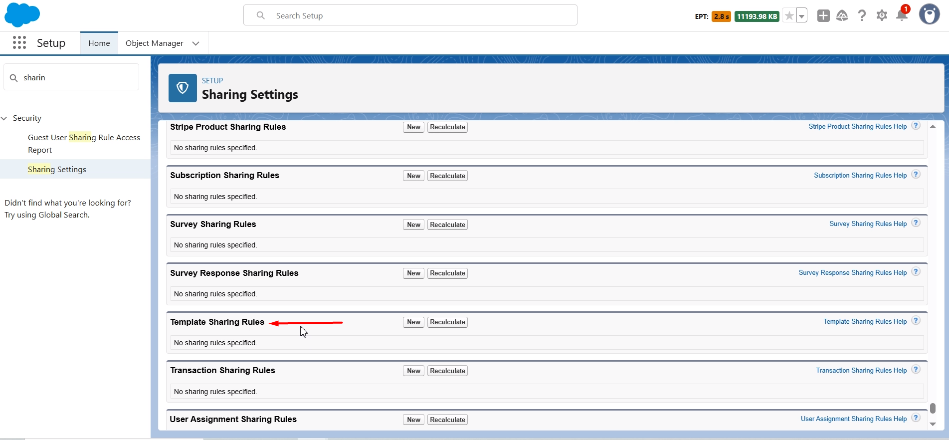 Share channel and template records with Community User: screenshot 16