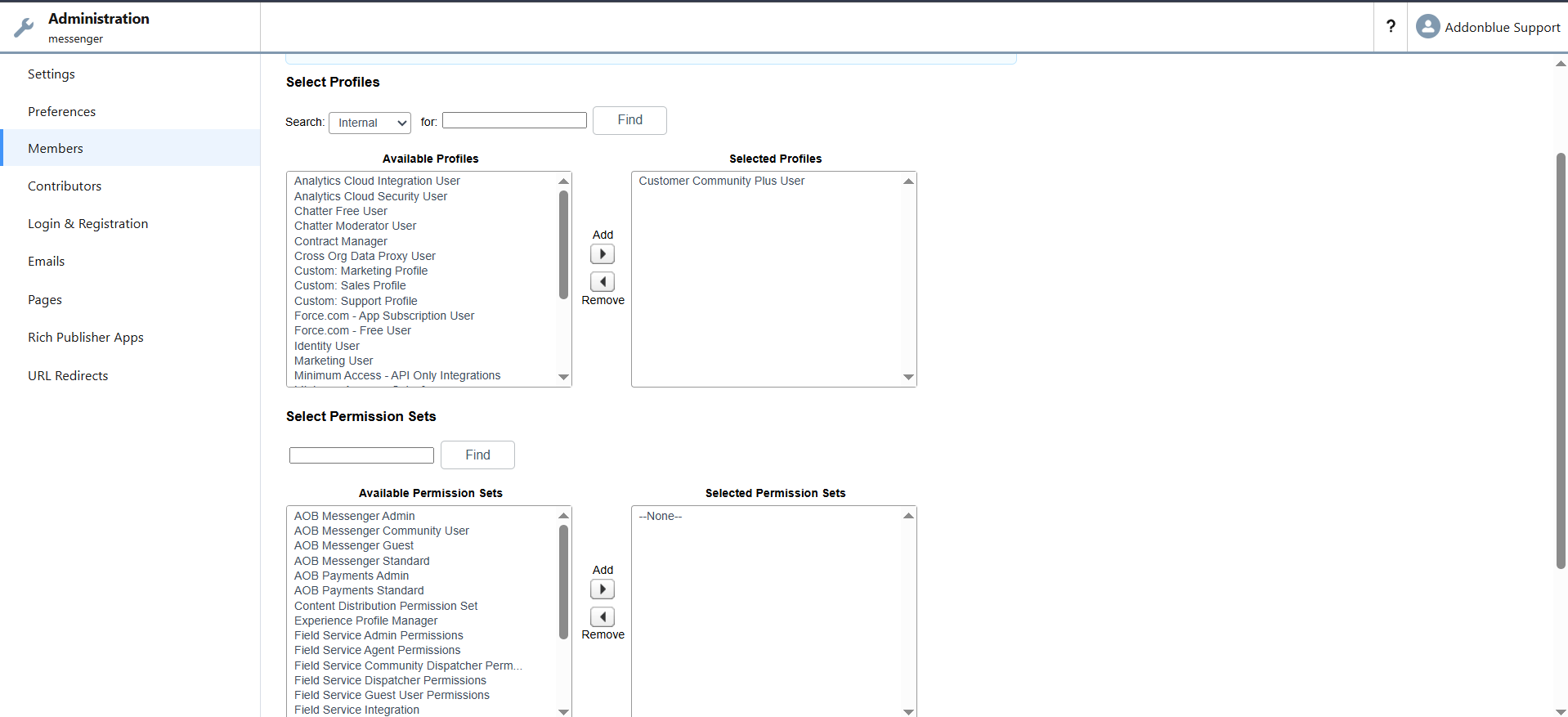 Setup conversations component for Community Users (Optional): screenshot 3