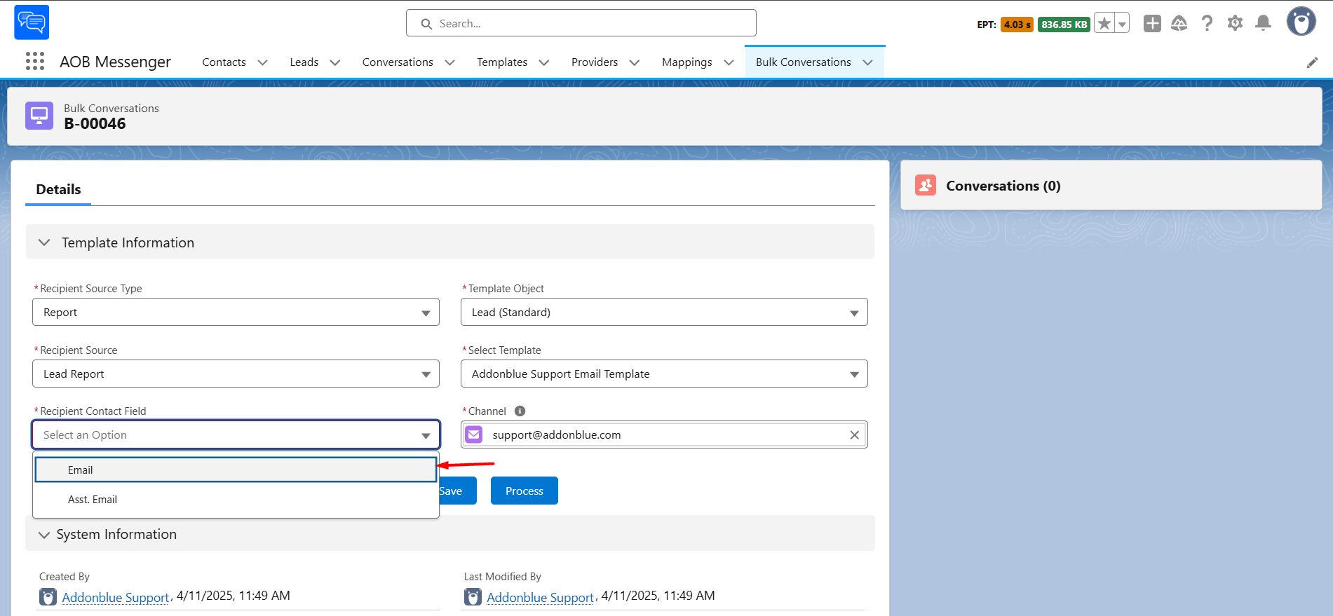Bulk Conversations for Email: screenshot 2