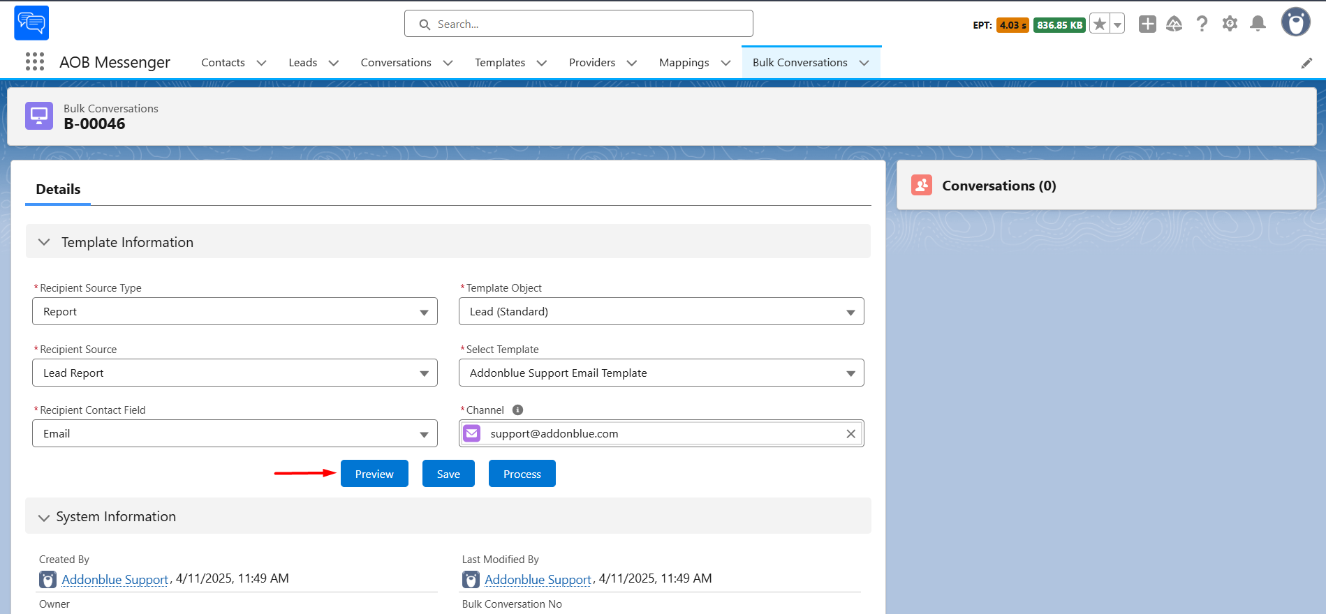 Bulk Conversations for Email: screenshot 3