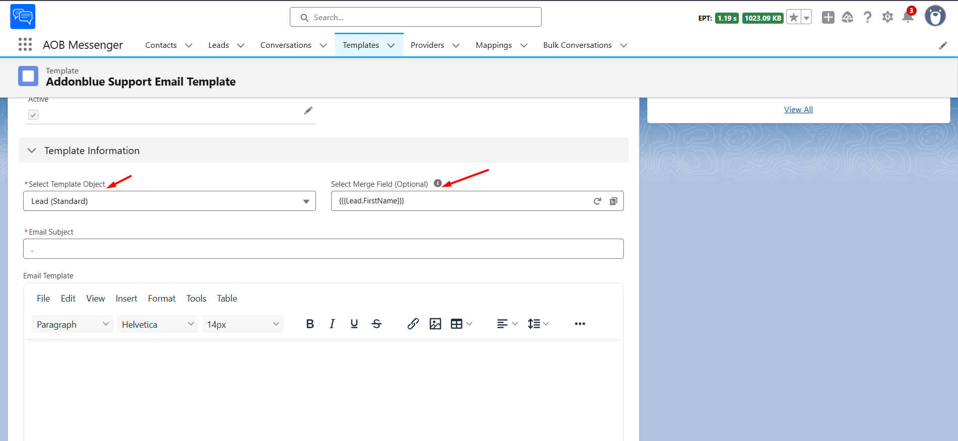 Create and Preview Email Template: screenshot 2