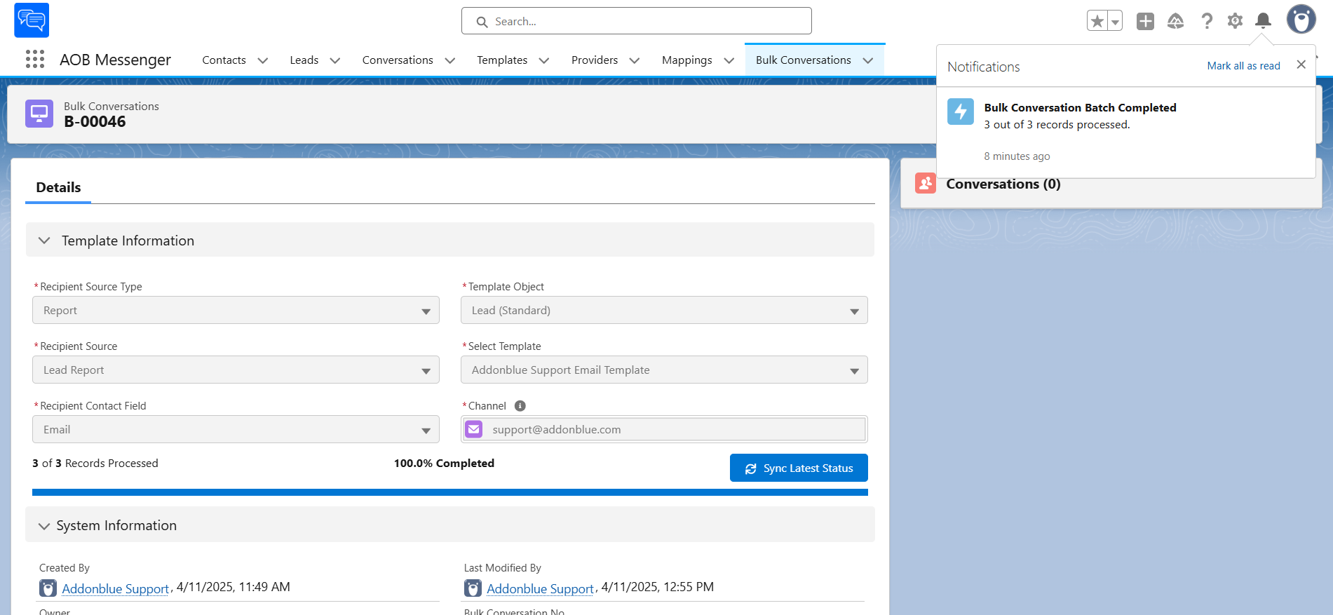 Bulk Conversations for Email: screenshot 6