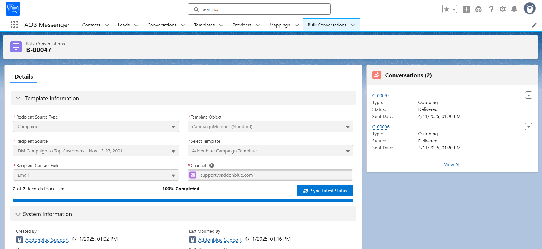 Bulk Conversations for Email: screenshot 14