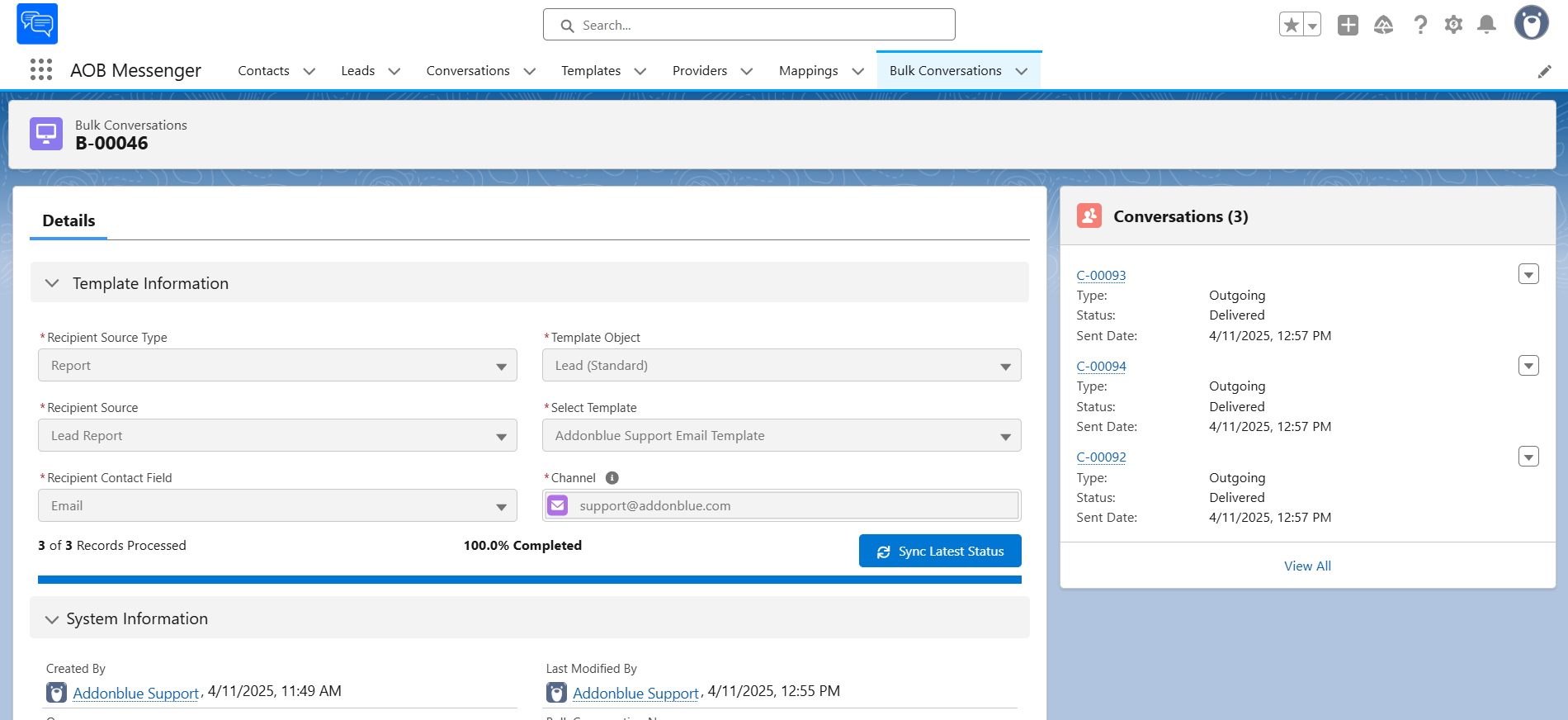 Bulk Conversations for Email: screenshot 7