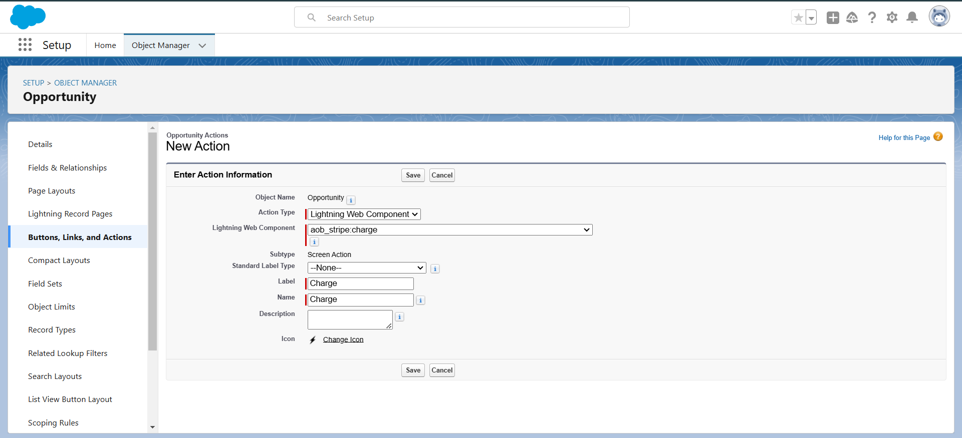 Setup Mapping Object: screenshot 3