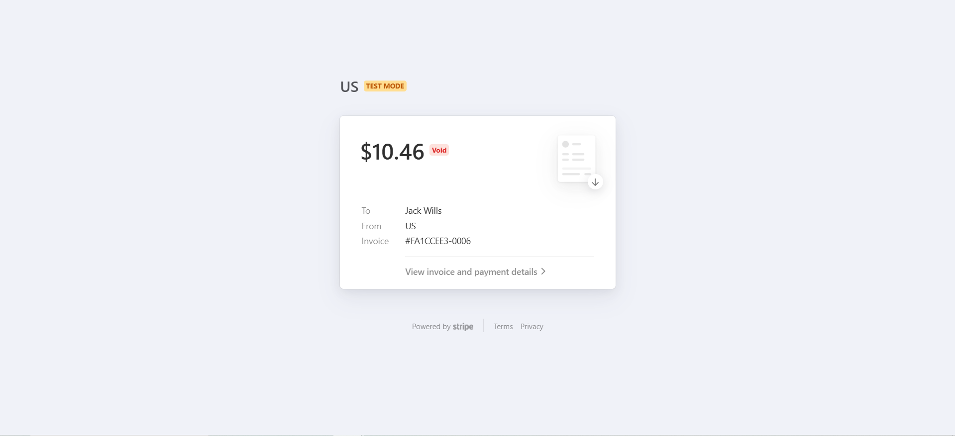 Void Invoice: screenshot 3