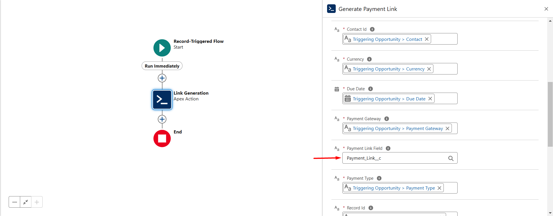 Generate Mass Payment Links from Flows: screenshot 8